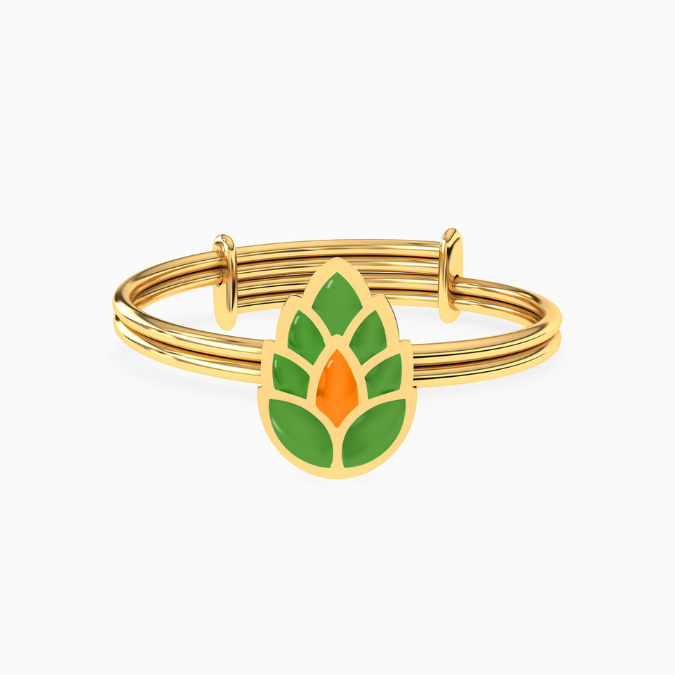 Kids Leaf Statement Ring in 18K Gold Kids Leaf Statement Ring in 18K Gold