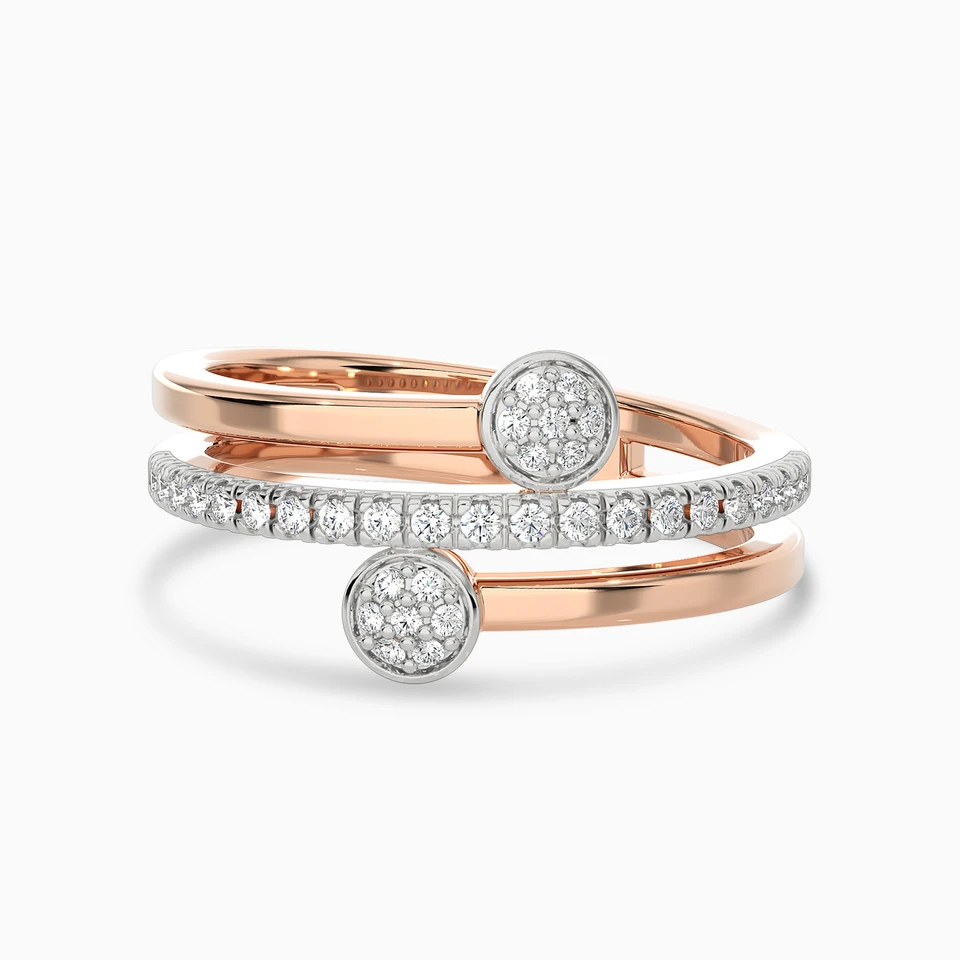 Circle Diamond Ring in 18K Gold Circle Diamond Ring in 18K Gold
