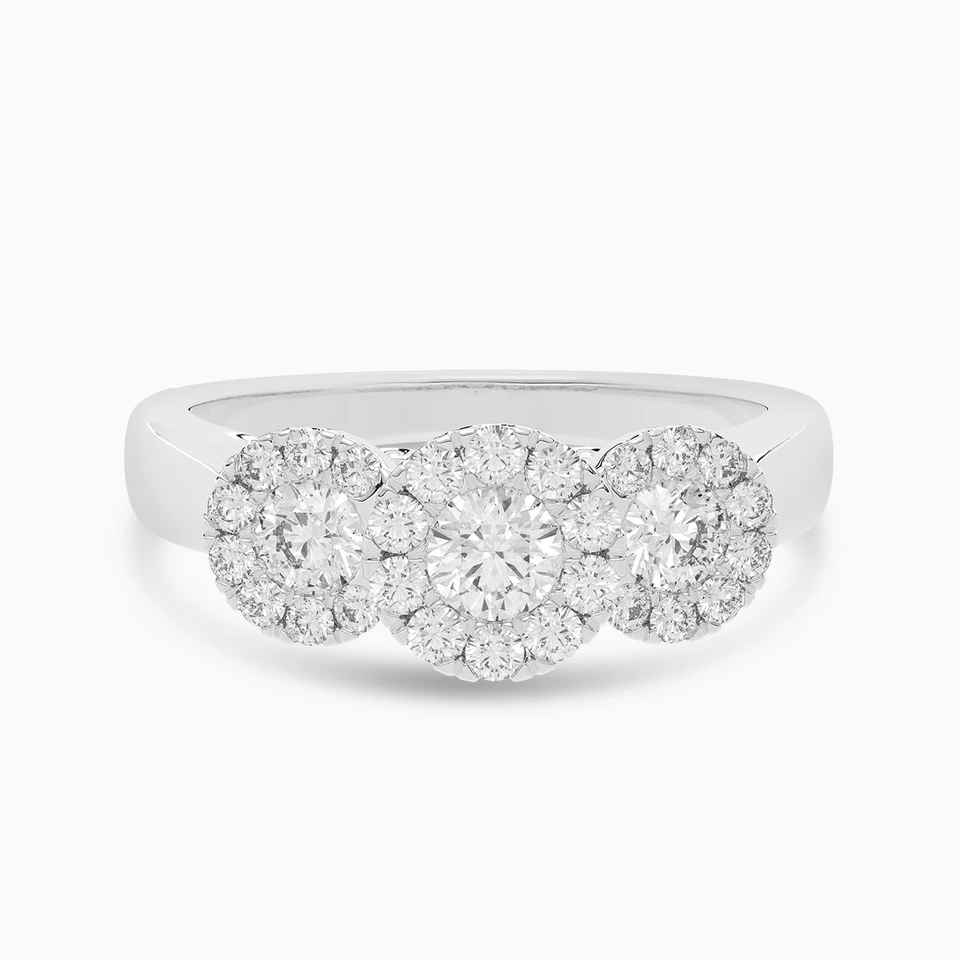 Circle Diamond Ring in 18K Gold Circle Diamond Ring in 18K Gold