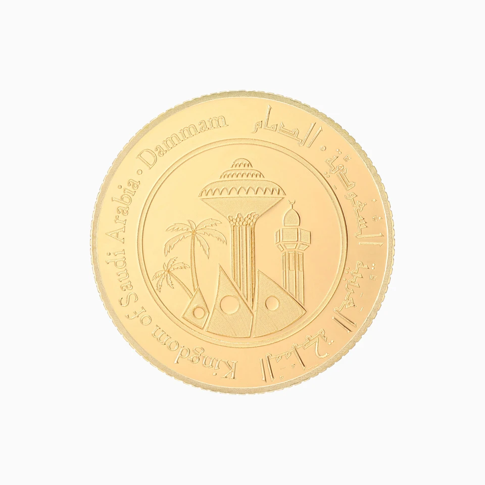 8g Dammam Gold Coin in 24K 8g Dammam Gold Coin in 24K