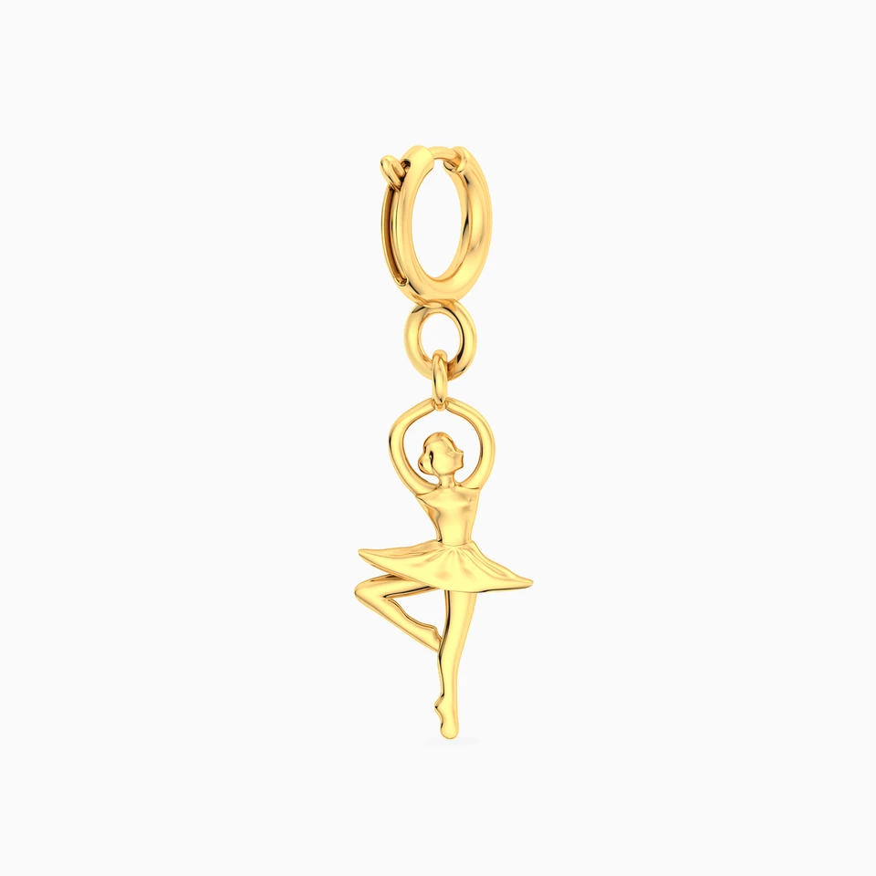 Ballerina Charm in 18K Gold - 2 Ballerina Charm in 18K Gold - 2