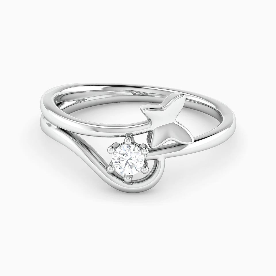 Multi shaped Diamond Statement Ring in 18K Gold - 2 Multi shaped Diamond Statement Ring in 18K Gold - 2