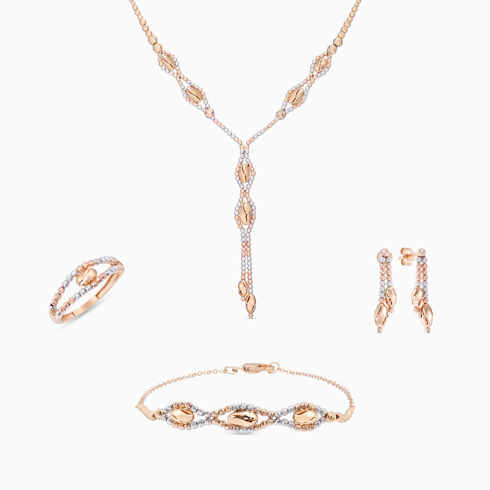 Jewelry Set in 21K Gold (4 Pieces) Jewelry Set in 21K Gold (4 Pieces)