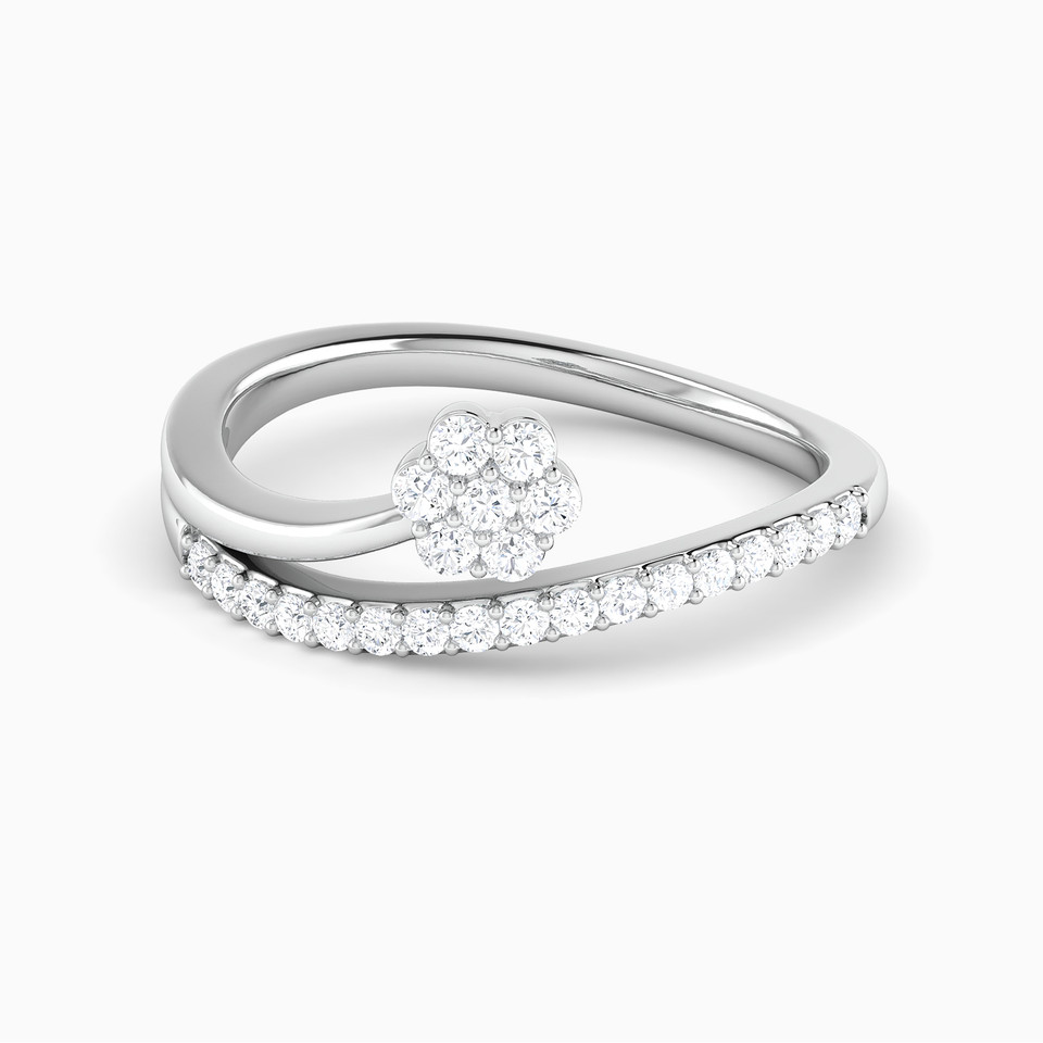 Diamond Ring In 18K Gold - 2 Diamond Ring In 18K Gold - 2