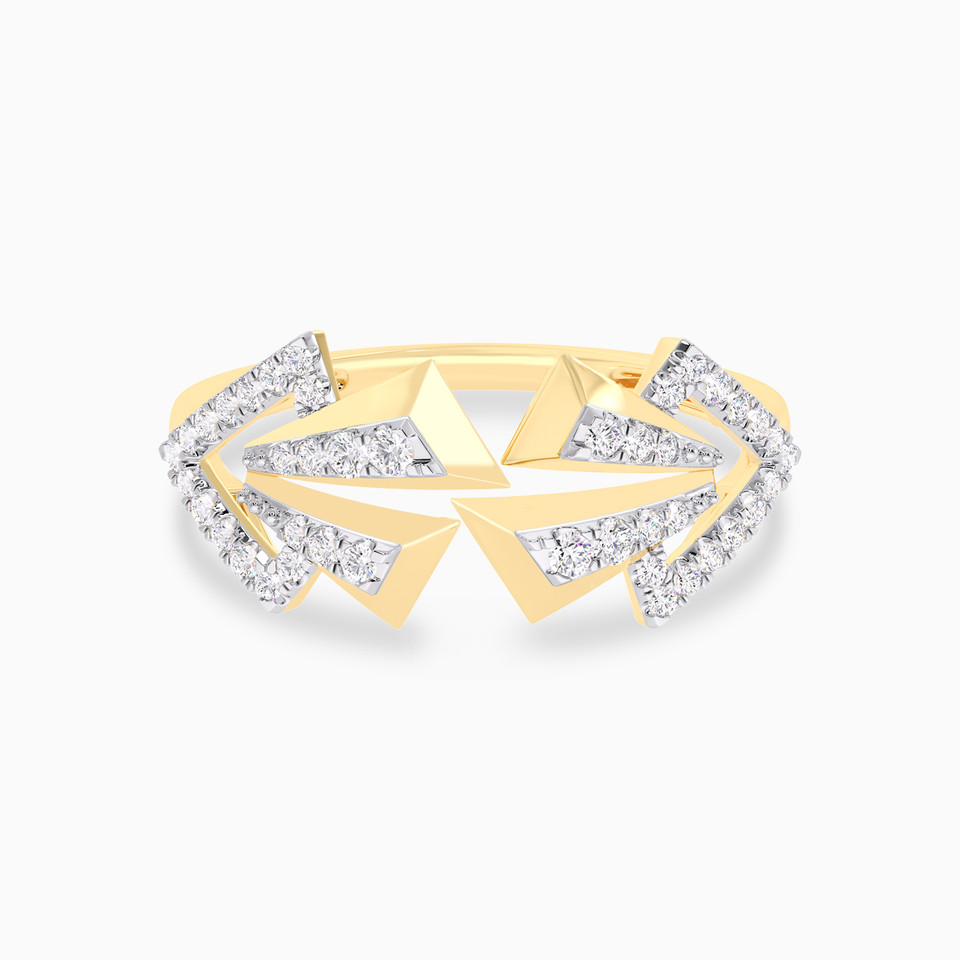 Diamond Ring In 18K Gold - 2 Diamond Ring In 18K Gold - 2