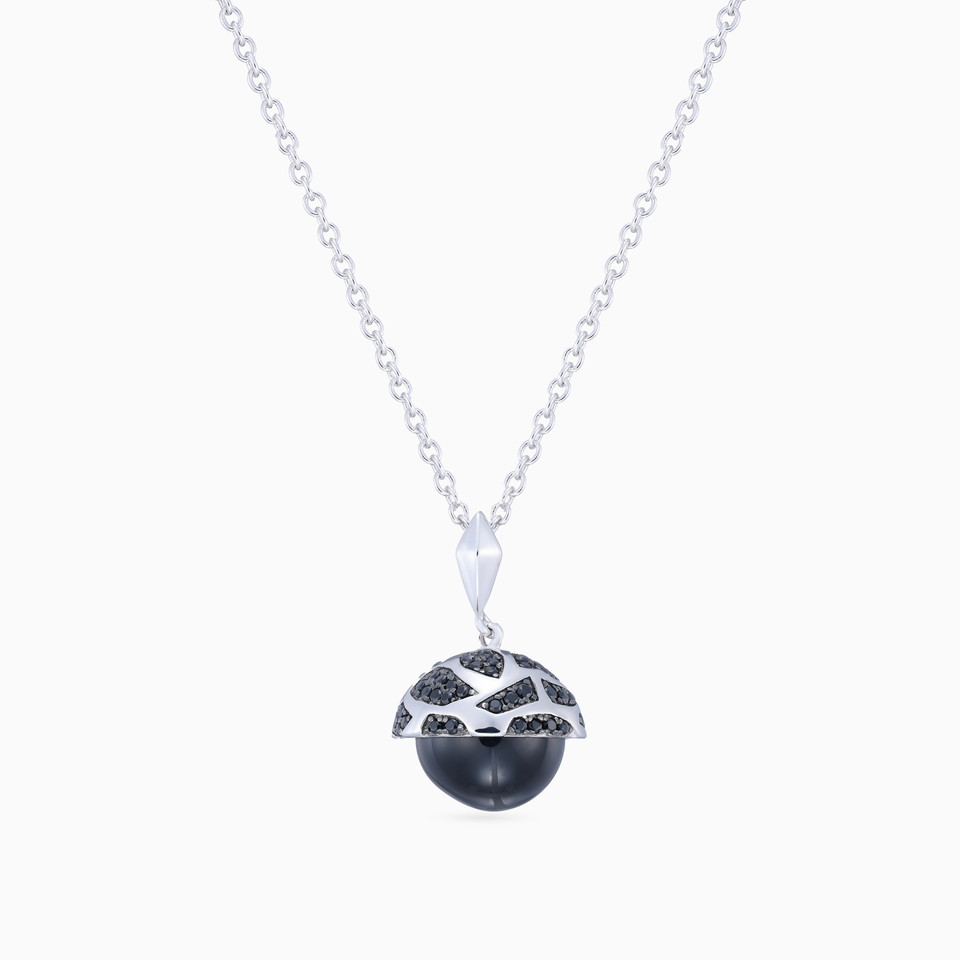 Black Stone Sterling Silver Necklace Black Stone Sterling Silver Necklace