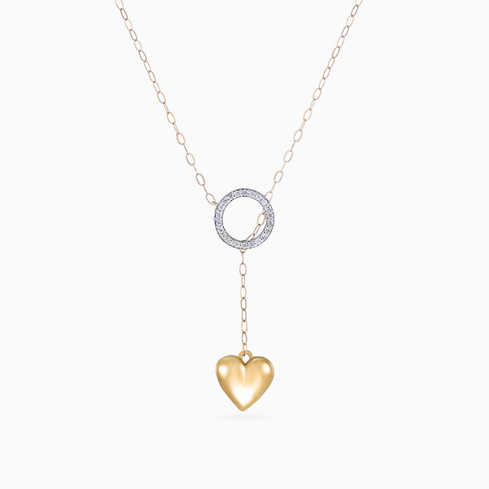 Circle Diamonds Necklace in 18K Gold Circle Diamonds Necklace in 18K Gold