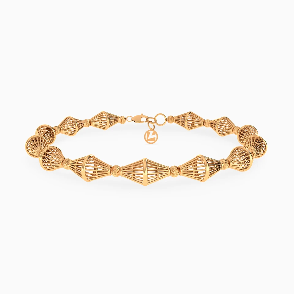 Cones Bracelet In 21K Gold Cones Bracelet In 21K Gold