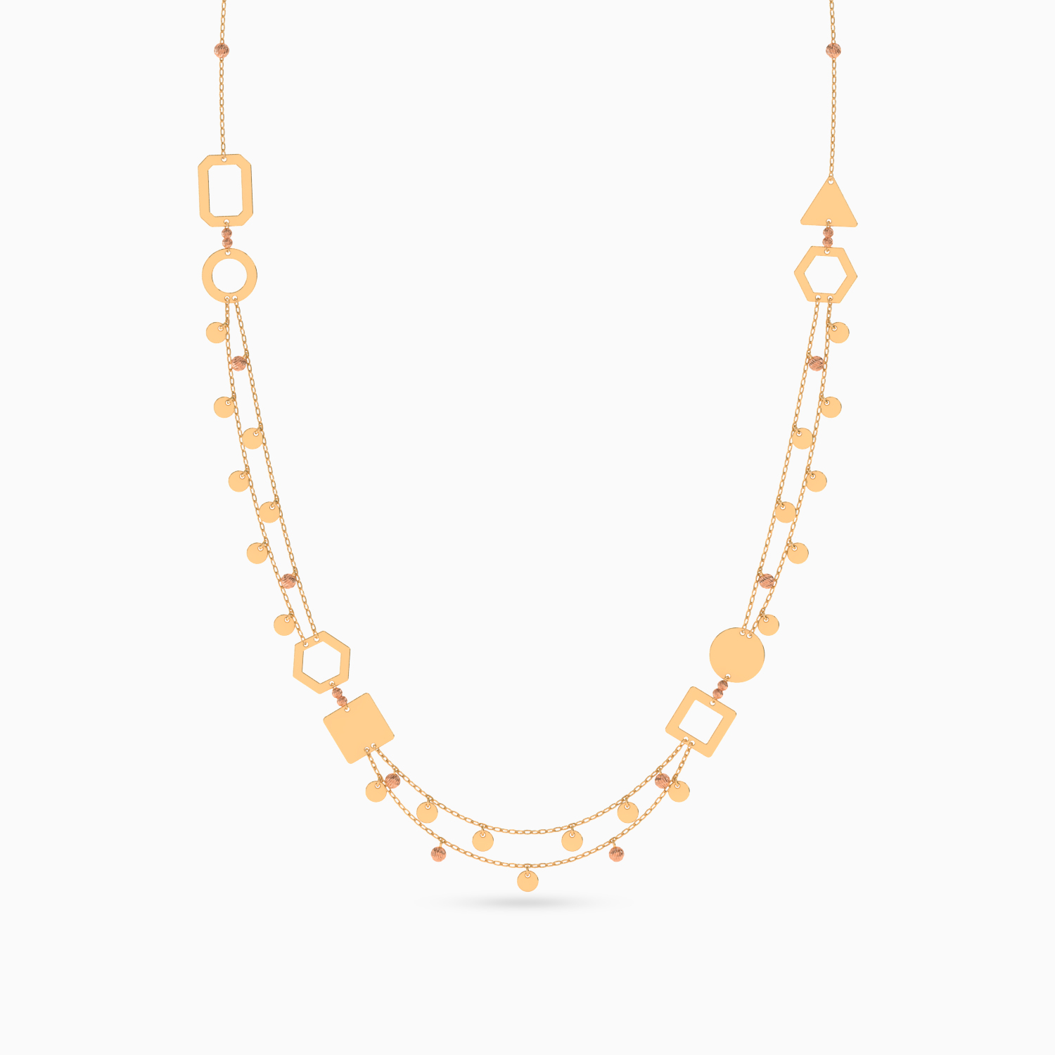 21K Gold Layered Necklace | L'azurde KSA