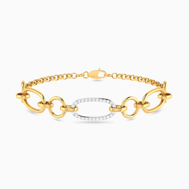 Links Chain Bracelet in 18K Gold - 21047650008