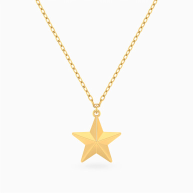 Star Necklace in 18K Gold - 21046111306