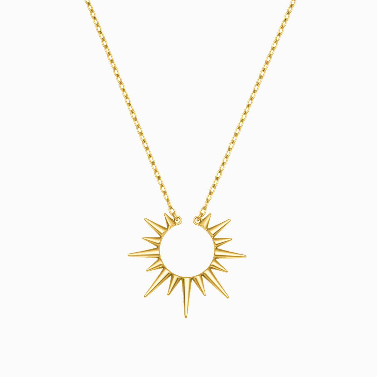 18K Gold Pendant Necklace