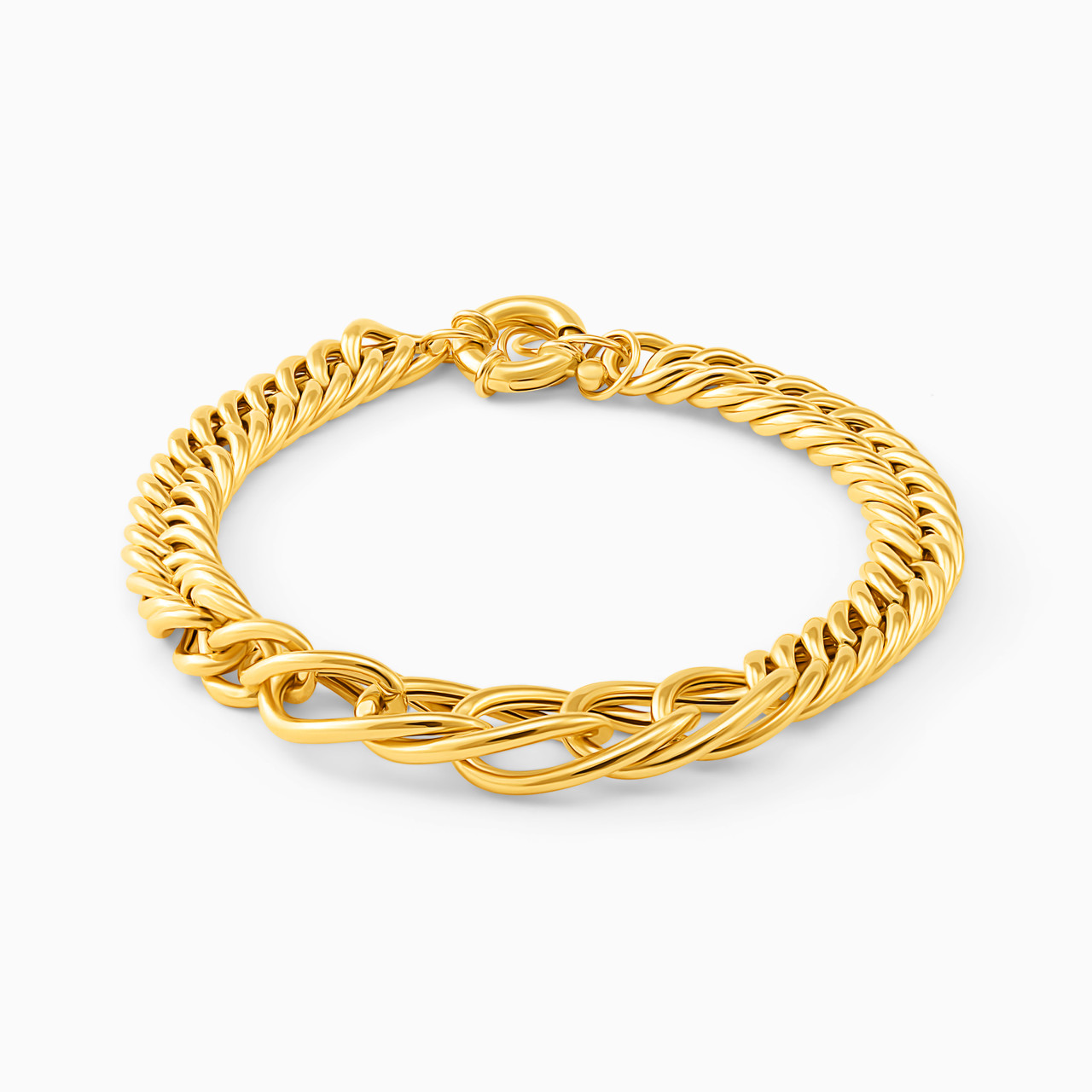 18K Gold Chain Bracelet