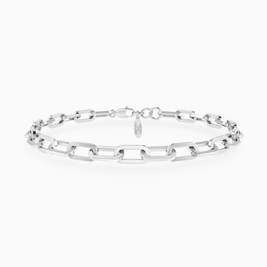 Paperclip Chain Bracelet in Silver - 167105500011200