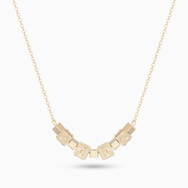 Cubes Necklace in 21K Gold - 12005020213