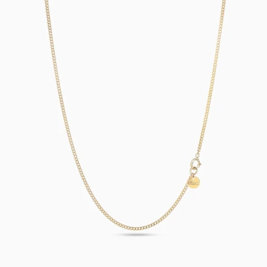 Curb Chain Necklace in 18K Gold - 21046310009 Curb Chain Necklace in 18K Gold - 21046310009