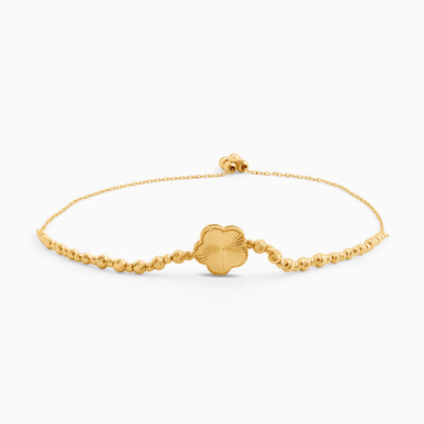 Flower Chain Bracelet in 21K Gold - 22010020112