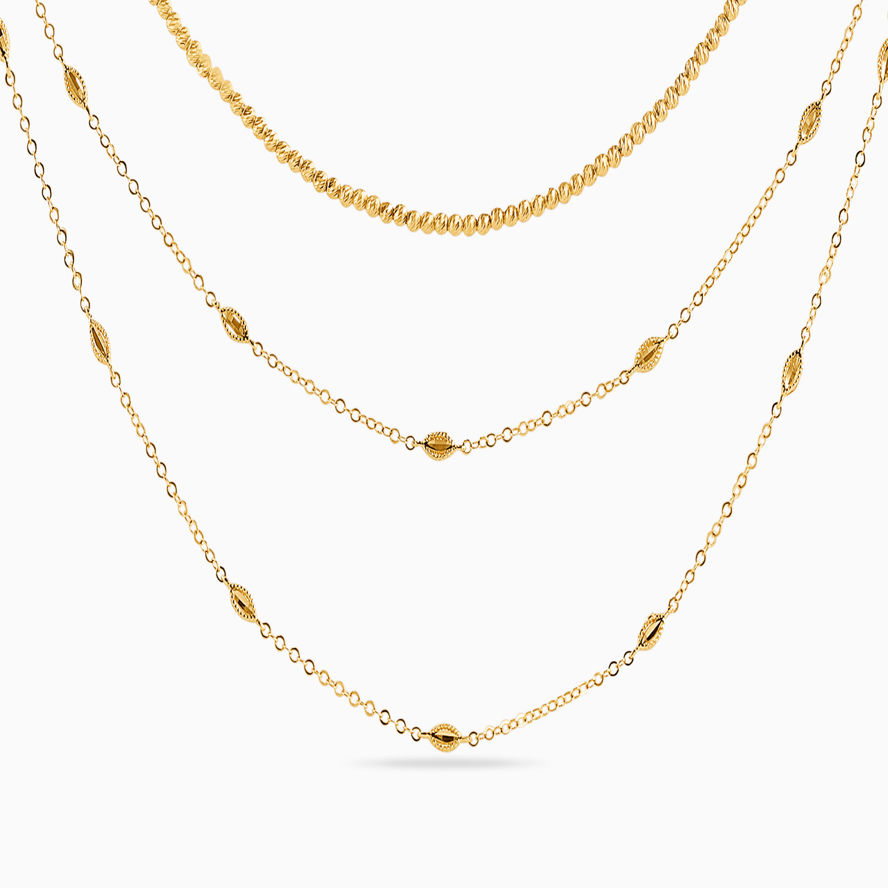 18K Gold Layered Necklace