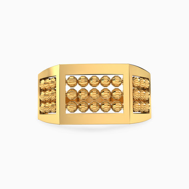 Beaded Ring in 21K Gold - 12002020013