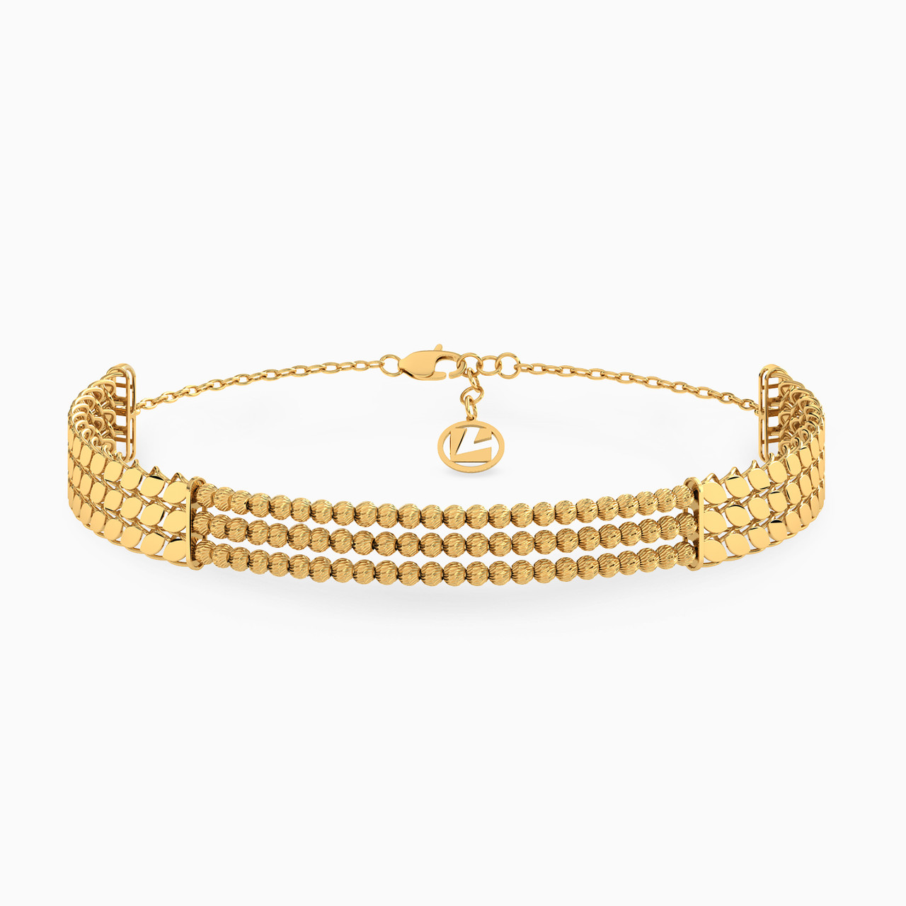 21K Gold Chain Bracelet