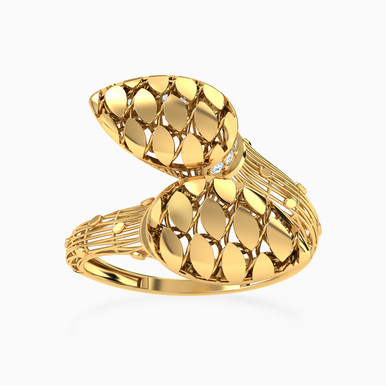 21K Gold Cubic Zirconia Ring - 22002111432