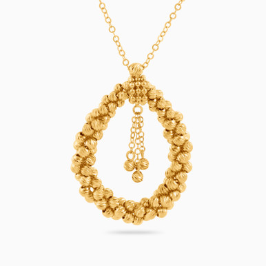 Pear Necklace in 21K Gold - 22005020009