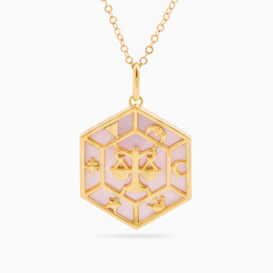 Aries Colored Stones Necklace in 18K Gold - 9006365