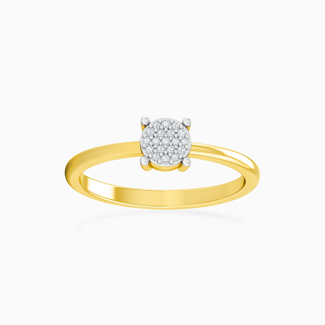 18K Gold Diamond Statement Ring