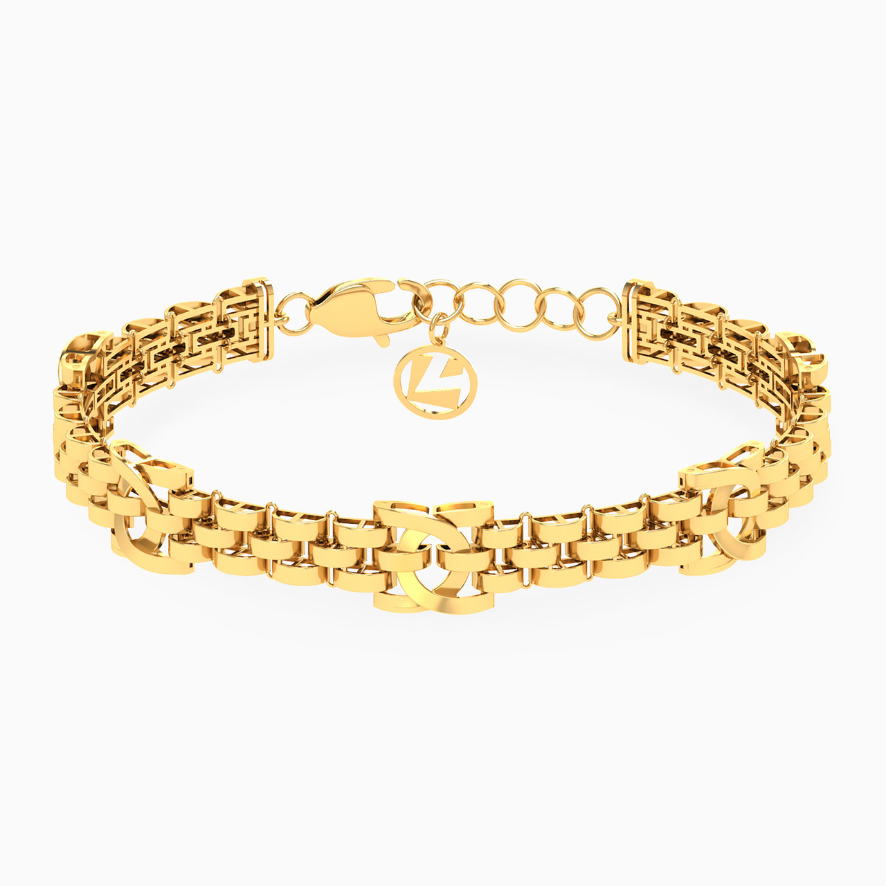 21K Gold Chain Bracelet