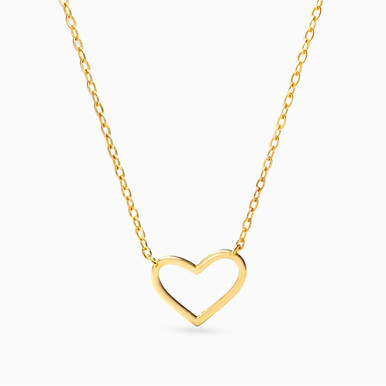 Heart Necklace in 18K Gold - 21046030020