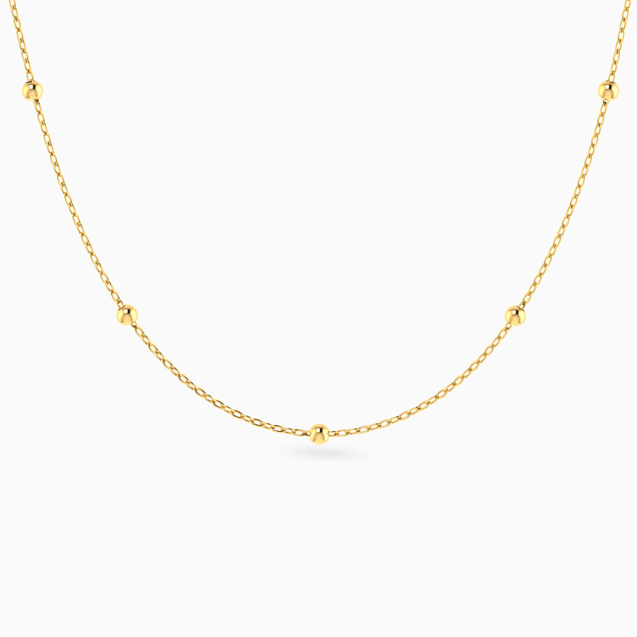 18K Gold Chain Necklace