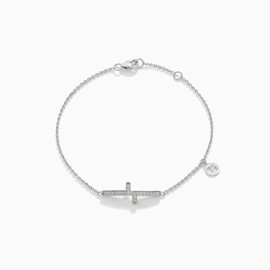 Geometric Diamond Chain Bracelet in 18K Gold - 7499 Geometric Diamond Chain Bracelet in 18K Gold - 7499