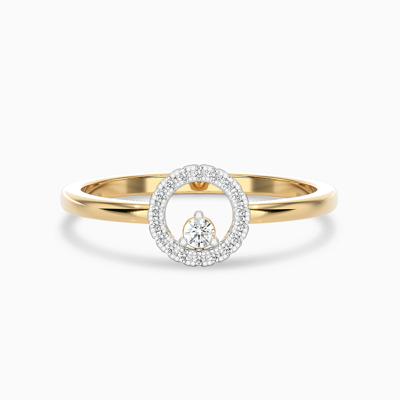 18K Gold Diamond Statement Ring