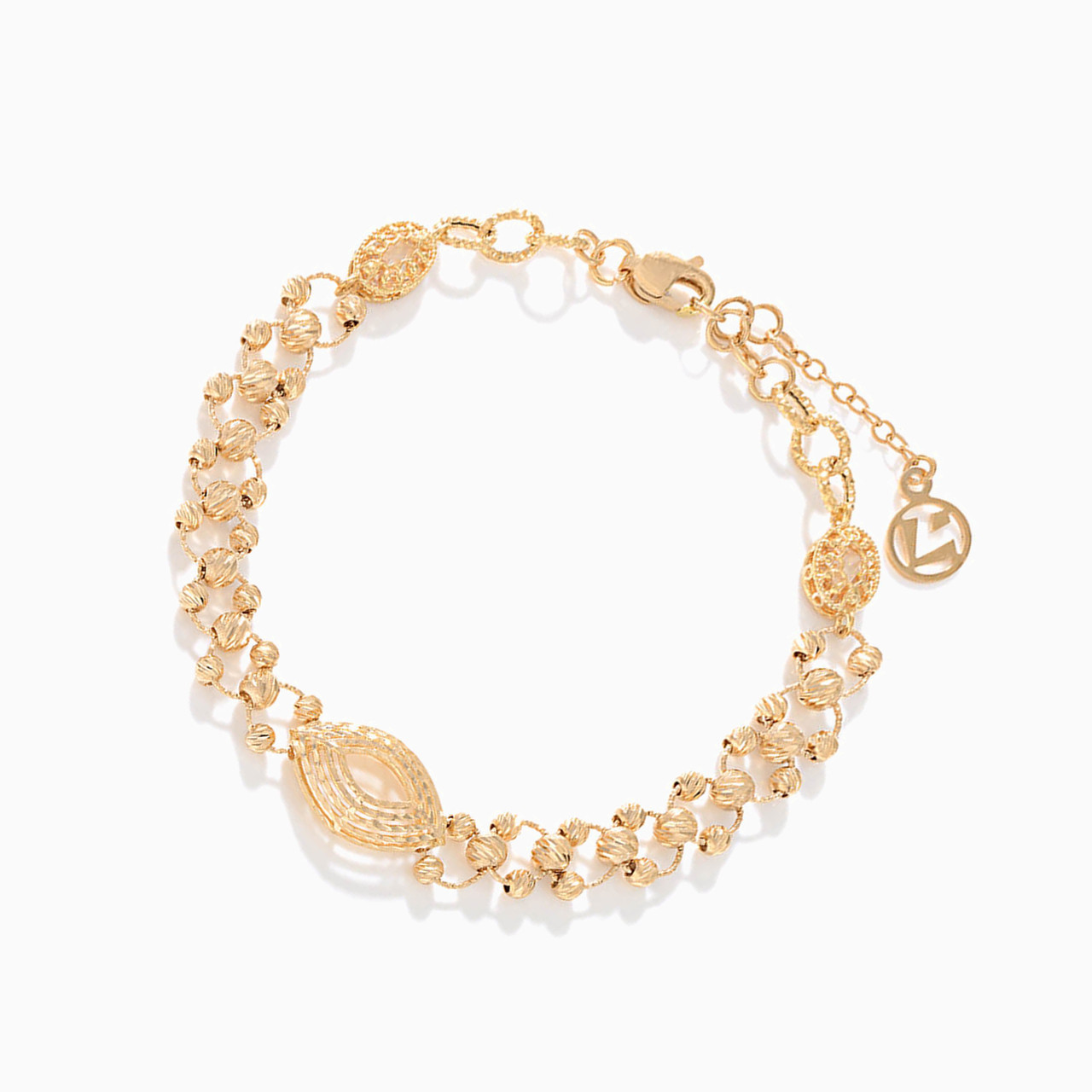 21K Gold Chain Bracelet