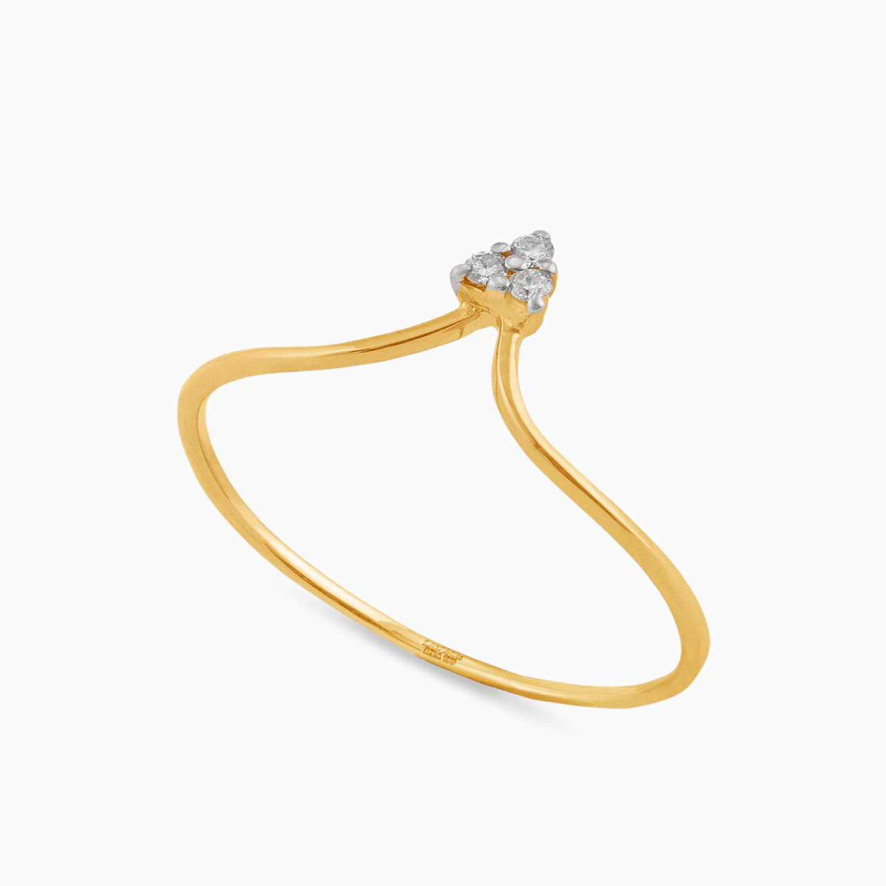 18K Gold Diamond Statement Ring