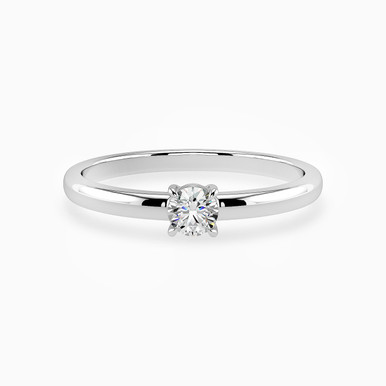 Circle Diamond Ring in 18K Gold - KR607863