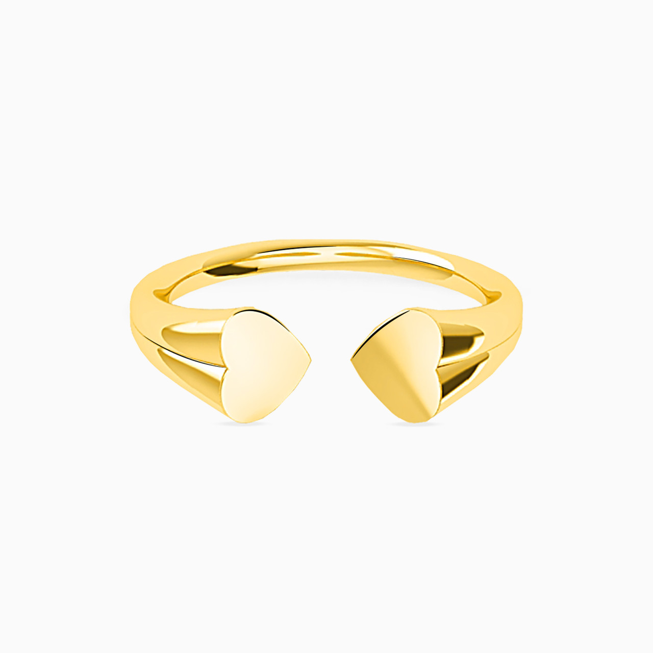 18K Gold Two-headed Ring