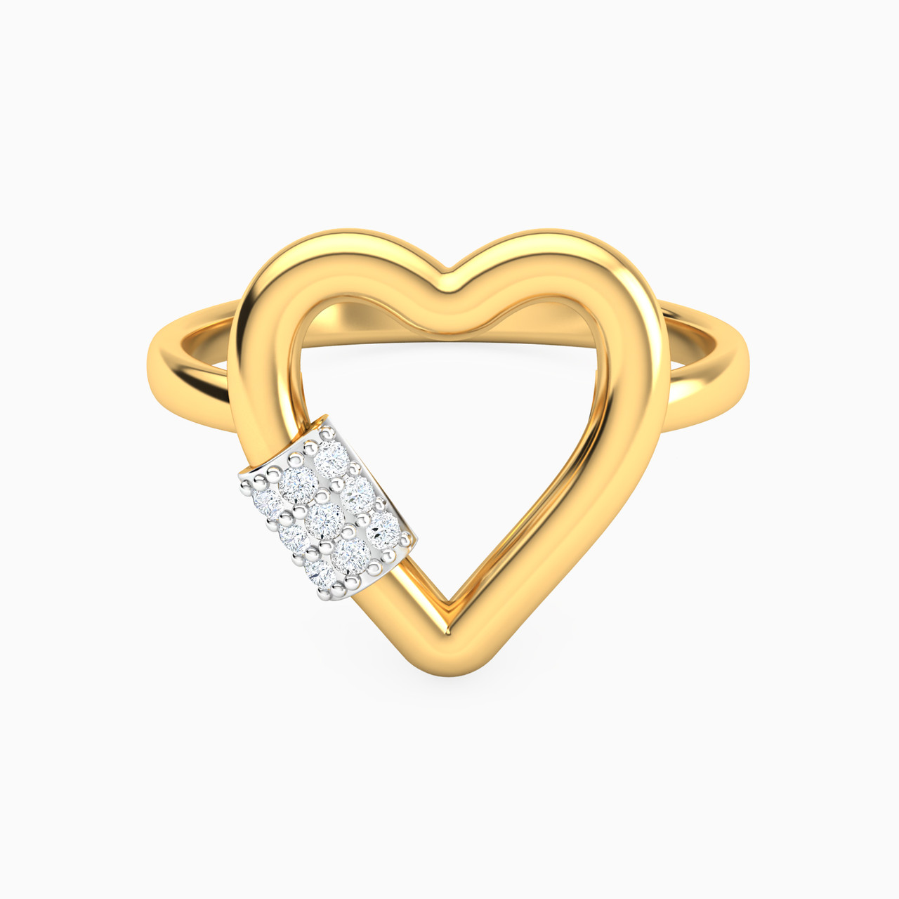 18K Gold Diamond Statement Ring