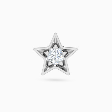 Star Diamonds Nose Pin Piercing in 18K Gold - 21053110030