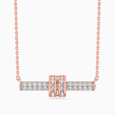 Bolt Diamond Necklace in 18K Gold - KP607712 Bolt Diamond Necklace in 18K Gold - KP607712