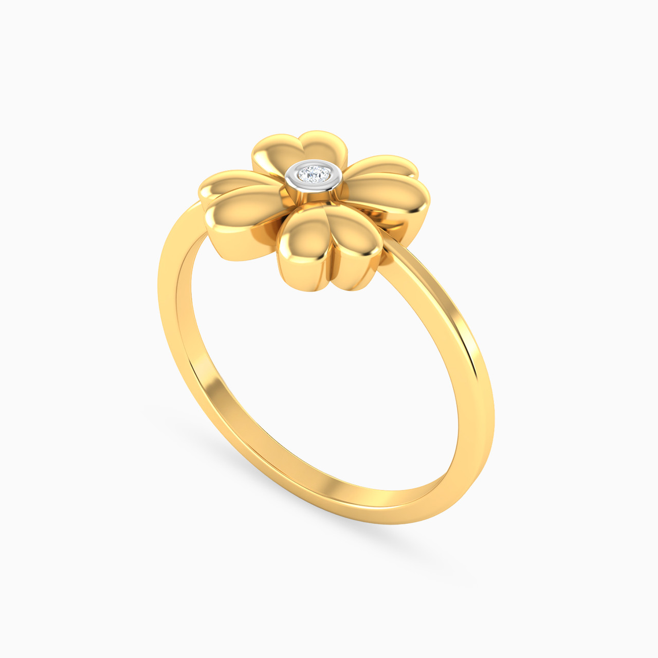 18K Gold Diamond Statement Ring