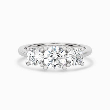 1.42 CT Brilliant Lab Grown Diamond Statement Ring in 18K Gold - AJR35522