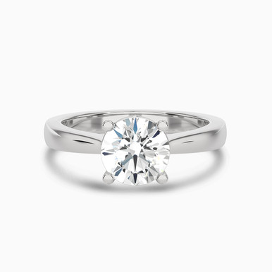 0.91 CT Brilliant Lab Grown Diamond Statement Ring in 18K Gold - SAR05089