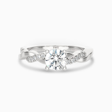 0.81 CT Brilliant Lab Grown Diamond Statement Ring in 18K Gold - AJR35545