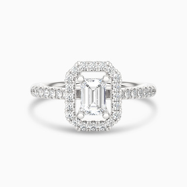 0.79 CT Baguette Lab Grown Diamond Statement Ring in 18K Gold - AJR35518 0.79 CT Baguette Lab Grown Diamond Statement Ring in 18K Gold - AJR35518