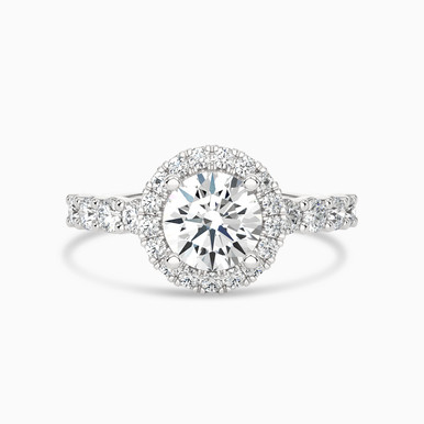 1.91 CT Brilliant Lab Grown Diamond Statement Ring in 18K Gold - AJR35526 1.91 CT Brilliant Lab Grown Diamond Statement Ring in 18K Gold - AJR35526