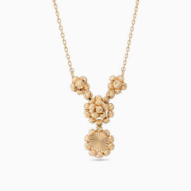Beaded Necklace in 21K Gold - 12005020173
