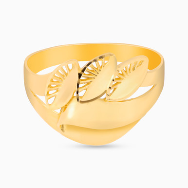 Leaf Ring in 21K Gold - 62002110491