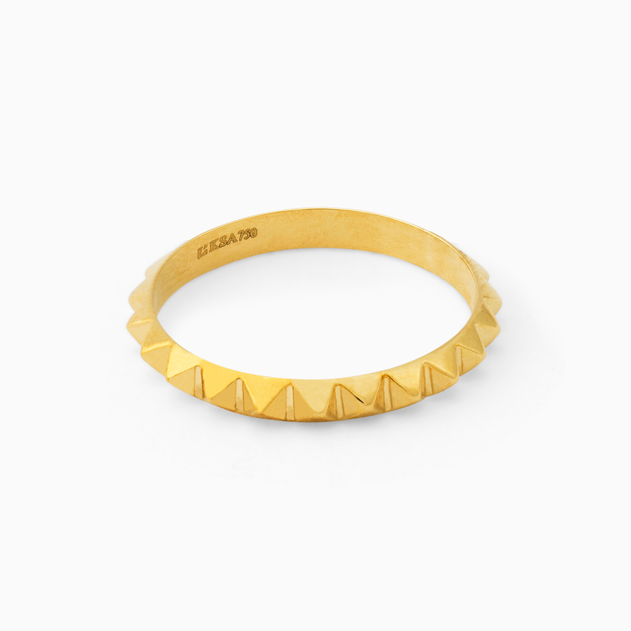 18K Gold Statement Ring