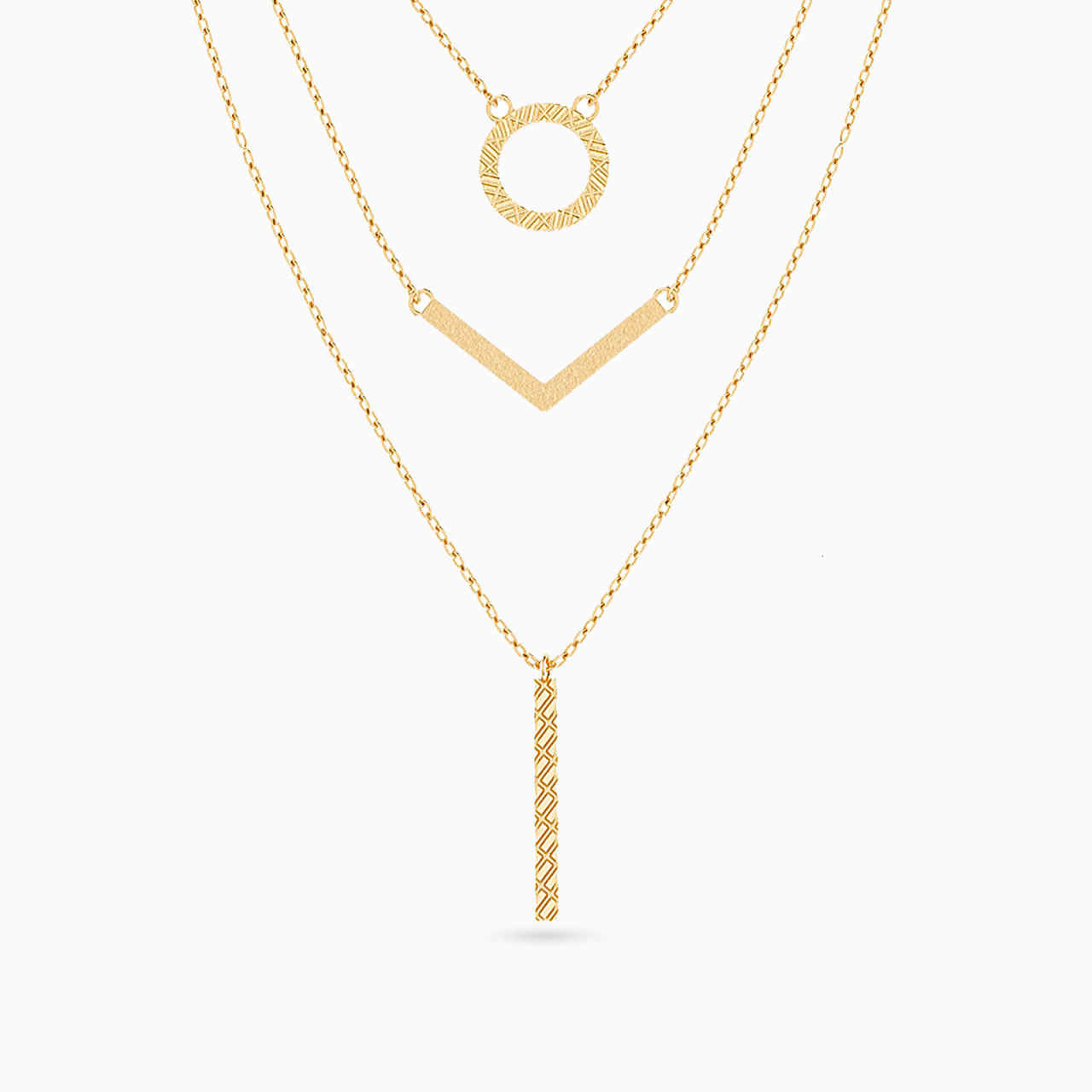 18K Gold Layered Necklace